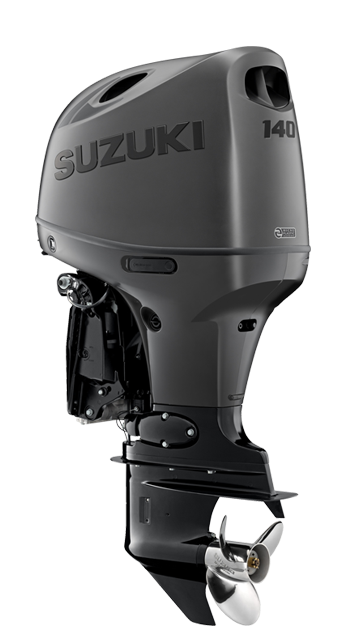 DF140 Gulf Coast Suzuki outboard motor.