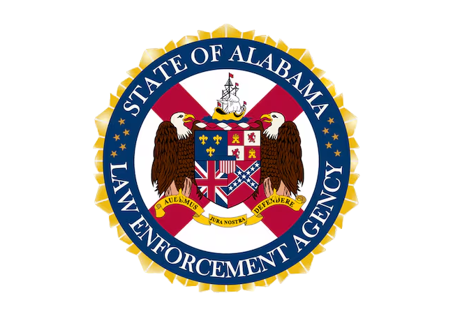 State of Alabama Law Enforcement Agency logo.